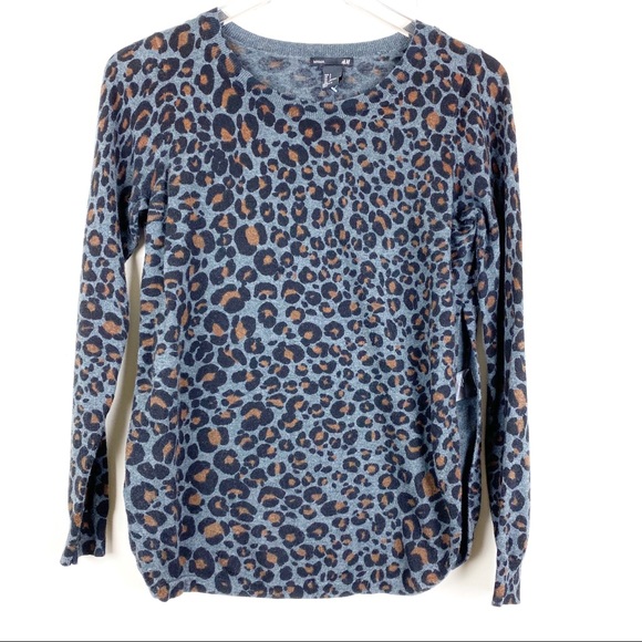 H&M Sweaters - H&M Maternity Leopard Print Side Slit Sweater